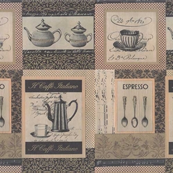 Rossi Decorated Papers from Italy - Caffe Italiano 28"x40" Sheet