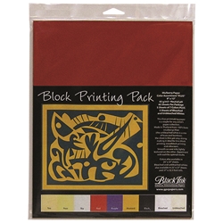 Mulberry Paper Block Printing Pack- Color Assortment "PLUS"