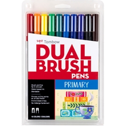 Tombow Primary Set Dual Brush Pen 10-ct.