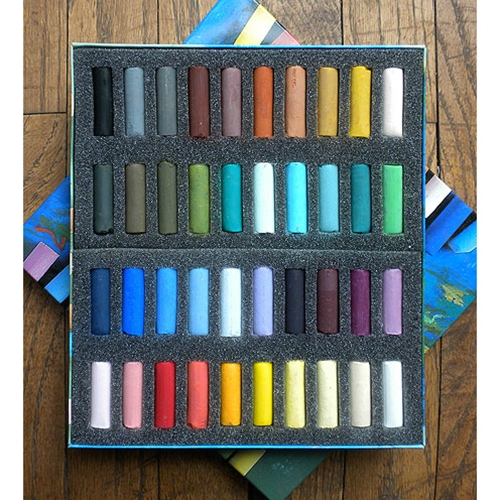 Sennelier 40 Color Half Stick Soft Pastel Set