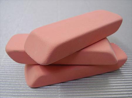 Pink Rubber Eraser (\
