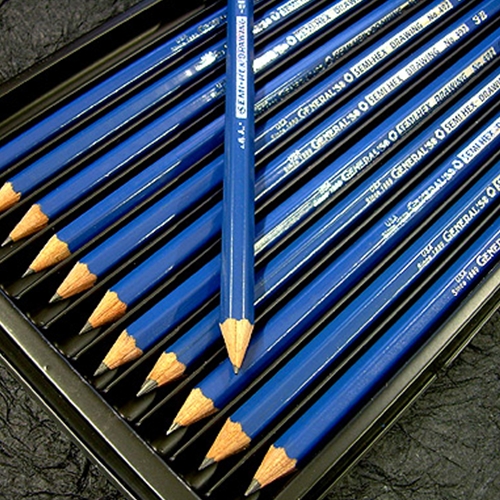 General's Semi-Hex Graphite Drawing Pencils 4 Pc 2 Pack With Eraser &  Sharpener