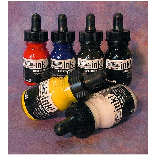 Liquitex Acrylic Ink! Essential Color Set (Six Colors)
