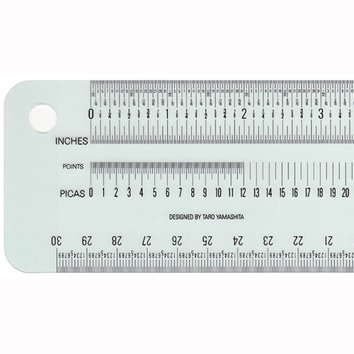 metric inch ruler