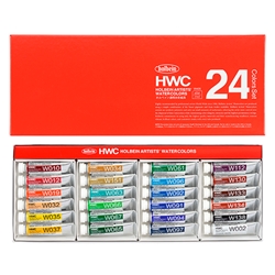 Holbein Artists' Watercolor, 24 color set 5ml tubes