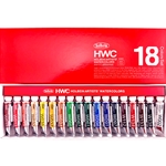 Holbein Artists' Watercolor, 18 color set 5ml tubes