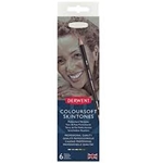 Derwent Coloursoft Skintones Set of 6