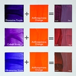 Nuances of the Enkaustikos Paint Line- Purple Comparison