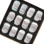 Diane Townsend Handmade Terrages Sets - White Out Set of 12 Pastels