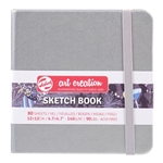 Talens Art Creation Sketch Books - Shiny Silver, 4.72"X4.72"