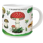 Cavallini Vintage Mug- Mushrooms