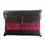 Lamali Ninki Journals in Leather Pouch - Warm Tones