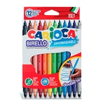 Carioca Birello Double Tip Felt Pens - 12 PC Set