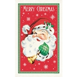 Cavallini Tea Towel - Santa Clause