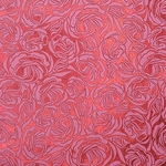 **NEW!** Metallic Maroon Roses on Hibiscus Pink Paper 22x20" Sheet