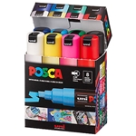 POSCA Paint Marker Sets, 8-Color PC-8K Broad Set