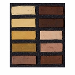 Art Spectrum Square Extra Soft Pastel - Ochre & Sienna Earths (Set of 10)