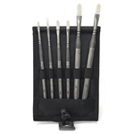 Jack Richeson Grey Matters Bristle Pocket Brush Set