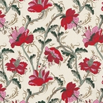 **NEW!** Rossi Decorated Papers from Italy - Poppies in Red 28"x40" Sheet