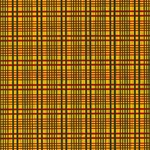 Japanese Yusenshi- Plaid Red & Black on Yellow 19x25" Sheet