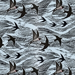 ***NEW!*** Swallows and Sea Paper- 20x27" Sheet