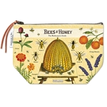 Cavallini Vintage Pouch- Bees & Honey