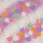 Pastel Cherry Blossoms & Maple Leaves - 31.5"x22" Sheet