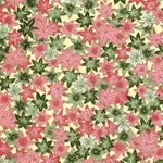 Pink & Green Leaves - Chiyogami Paper