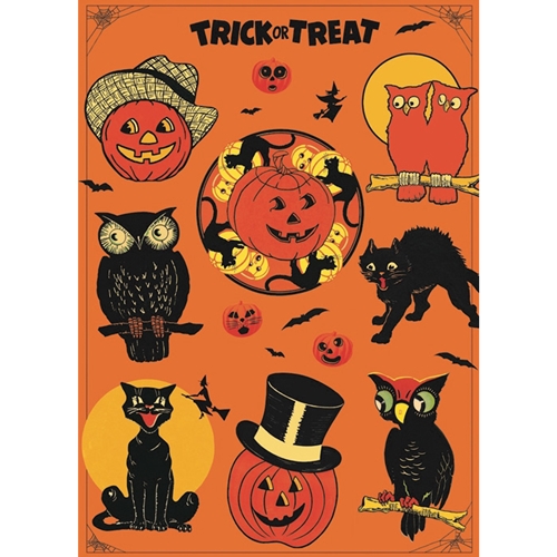 Cavallini Decorative Paper Wrap- Halloween 20x28