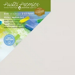 Pastel Premier Eco Panels White Medium Grit - Sizes 12" x 16" and Up