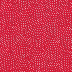 Yuzen Silver Dots on Red 18"x24" Sheet