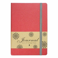 Shizen Design Acid Free Journal- 6"x8" Red Cover (White Pages) - 3 LEFT!