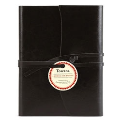 Italian Leather Journal- Toscana Black