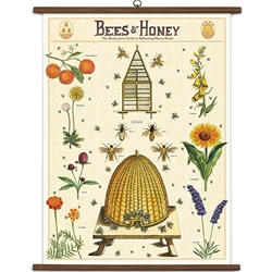 Cavallini Vintage School Chart- Bees & Honey