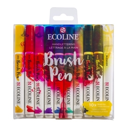 Ecoline brushpen set pastel