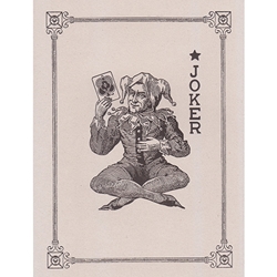 Rossi Limited Edition Letterpress Gift Card- The Joker