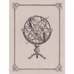 Rossi Limited Edition Letterpress Gift Card-  Astronomy