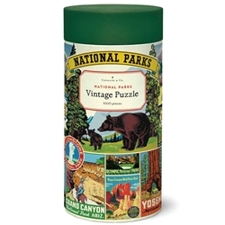 Cavallini Puzzles- National Parks 1,000 Piece Puzzle