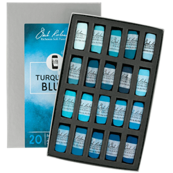 Jack Richeson Handrolled Color Set (20 ct.) - Turquoise Blues