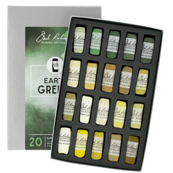 Jack Richeson Handrolled Color Set (20 ct.) - Earth Greens