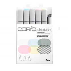 Copic Sketch Blending Basics Set - 6 piece