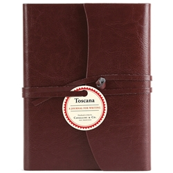 Italian Leather Journal- Toscana Red