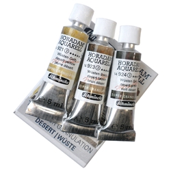 Schmincke Watercolor Supergranulating Colors- "Desert" Set of Three 5ml Tubes