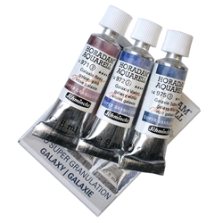 Schmincke Watercolor Supergranulating Colors- "Galaxy" Set of Three 5ml Tubes