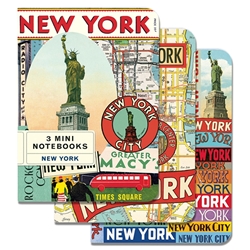 Cavallini New York Mini Notebook Set