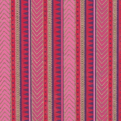 *NEW!* Southwest Stripe Paper- Red and Pink on Purple Paper 22x30" Sheet