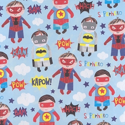 Superhero! Printed Paper- 19.5x27" Sheet