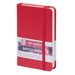 Talens Art Creation Sketch Books - Red, 3.54"x5.51"