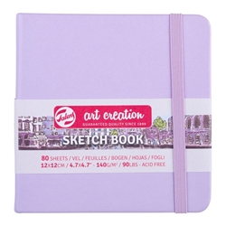 Talens Art Creation Sketch Books - Lilac, 4.72"X4.72"