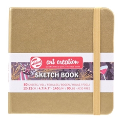 Talens Art Creation Sketch Books - White Gold, 4.72"X4.72"